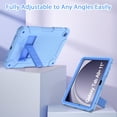 thumbnail image 7 of BMOUO Case for Samsung Galaxy Tab A11+ Plus 11" 2026 / Tab A9+ Plus 11 Inch 2023, Heavy Duty Shockproof Protective Case Cover with Kickstand , Blue, 7 of 7