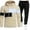 Beige, variant on Dovford Mens Tracksuits 2 Piece Set New Sports Hoodie Sweat Suits Workout Jogging Suit with Kanga Pockets