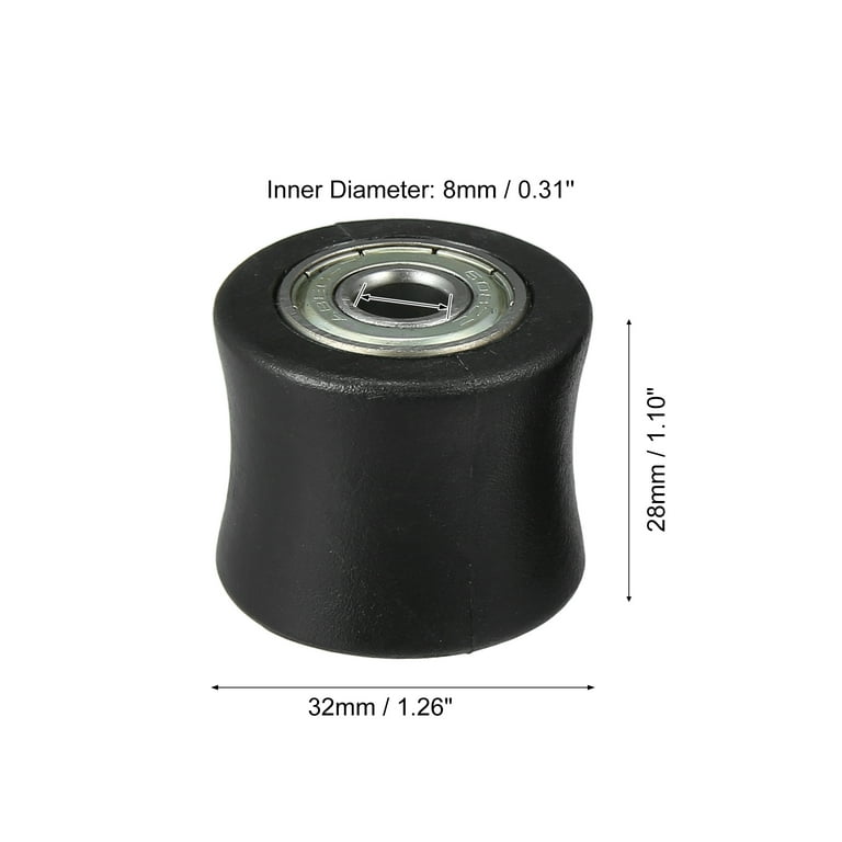 10mm 35mm Yellow Chain Roller Tensioner Guide Slider Wheel Pit Dirt Bike 6900z | UK