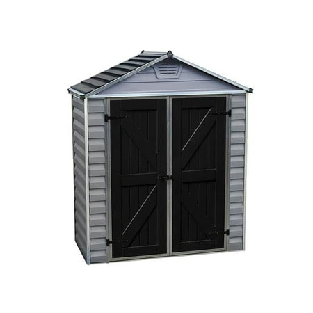 Palram - Canopia HG9603GY SkyLight Storage Shed - 6 x 3 ft. - Gray