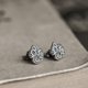 thumbnail image 4 of Un par de pendientes de calavera de lagarto punk de plata de ley 925, pendientes góticos hipoalergénicos, pendientes de camaleón, regalo para hombres, mujeres, regalos para compañeros de clase, amigos. Rojo Verde, 4 of 5