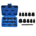 thumbnail image 2 of 11Pcs Damaged Lug Nut and Lock Remover Twist Socket Set Screw Extractor Tools, 2 of 10