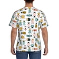 thumbnail image 2 of Rocae Colorful Insects for Men's Moisture-Wicking Crew Tee - T-Shirt for Sports, Outdoor Activities, and Casual WearSmall, 2 of 9