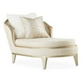 thumbnail image 3 of Michael Amini Villa Cherie Chaise - Pearl/Caramel, 3 of 9