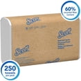 thumbnail image 5 of Scott MultiFold Paper Towels Multifold - 9.40" x 8" - White - Fiber - Absorbent, Eco-friendly - For Restroom, Kitchen, Commercial, Business - 250 Per Pack - 4000 / Carton, 5 of 7