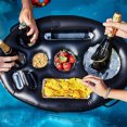 thumbnail image 4 of Swimming Pool Drink Holder PVC Inflatable Beverage Rack Foldable Pool Accessories for Adults Kids for Swimming Pool Hot Tub Black, 4 of 6
