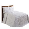 thumbnail image 3 of Better Trends BSRIDOWH Couvre-Lit Rio Double et Double - Blanc - 96 Po, 3 of 3
