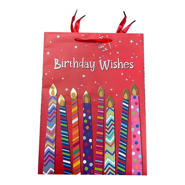 Bolsa de Regalo Jumbo Way to Celebrate Cumpleaños General 27.9 x 38.1 x 14 cm 1 Pieza