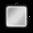 thumbnail image 5 of RADIANCE Goods Back Lit LED Mirror 6000K Daylight White 24" Wide, 5 of 8