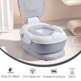 thumbnail image 3 of 3-in-1 Potty, Portable Toddler Potty Training Toilet with Trainer Ring and Step Stool for Travel Car Camping Indoor Outdoor, 3 of 8