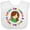 AA-White, variant on Inktastic Autism Awareness Girl Girls Baby Bib