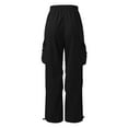 thumbnail image 6 of Parachute Cargo Pants for Men 2025 Elastic Waist Drawstring Baggy Cargo Sweatpants with Pockets Mens Trousers, 6 of 8