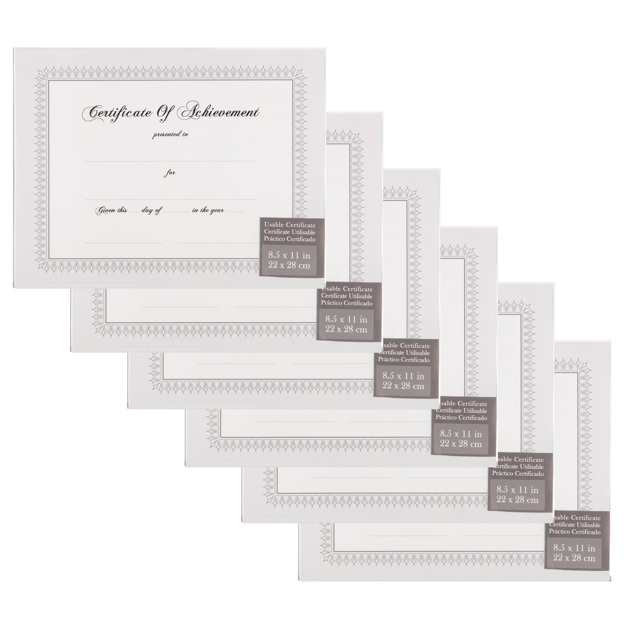 Gallery Solutions 8.5x11 Clear Acrylic Document Certificate Frame, Set of 6 Walmart