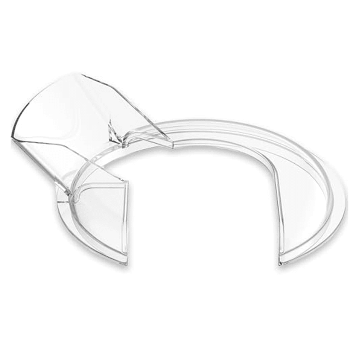 Wopohy Pouring Shield, Mixer Pouring Shield Anti-Leakage-Abdeckung, Mixer Shield Transparente Kunststoff-Rührerabdeckung Kompatibel Mit KitchenAid 4.5 / 5QT KSM500PS KSM450