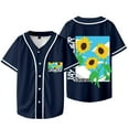 thumbnail image 2 of Jay Wheeler Dia Soleado Baseball Jacket Tee Girasoles Album Merch Unisex Vneck Short Sleeve T-Shirts, 2 of 6