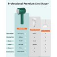 thumbnail image 4 of Rechargeable Fabric Shaver, Electric Lint Remover with 3-Speed, 6-Leaf Blades, Fuzz Pill Pilling Remover Shaver for Clothes Furniture Sofa Blanket Bedding, 4 of 7