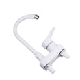 thumbnail image 2 of Llave Mezcladora De Lavabo Monomando Blanco Grifo Baño Lujo Aquaway Amazona, 2 of 3