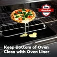 thumbnail image 4 of Cooks Innovations Non-Stick Oven Liner - Professional Grade - Heavy Duty Black - BPA Free Heat Resistant Baking Mat, 4 of 9