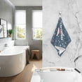 thumbnail image 2 of Yayeee 100% Cotton Hand Towels for Bathroom 16" x 28" Soft Absorbent Kitchen Towel, Christmas Santa, 2 of 7