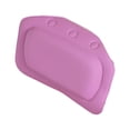 thumbnail image 1 of Inteprter Cojín cómodo de PVC para bañera de cuello con ventosa para almohada de baño de Spa con soporte para cuello y hombros Juegos de accesorios de baño Púrpura, 1 of 6