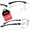 Black and Black, variant on NoCry Clear Safety Glasses for Men and Women with Anti-Fog and Scratch Resistant Wrap Around Lenses, Adjustable Temples and Nose Pads — ANSI Z87 Certified Protective Eyewear with 100% UV Shielding
