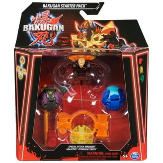 Bakugan Starter 3-Pack, Spinning Hammerhead, Ventri, Smoke Figures