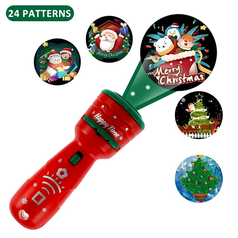  Christmas Kids Projector Flashlight Projector, Christmas  Toddler Gifts Under 5 Dollars,Slide Projector Torch Education Learning  Santa Claus Christmas Toys Gifts Kids : Toys & Games