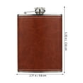 thumbnail image 2 of 1 Ensemble Flasque à Alcool de Poche Style Vintage Flasque à Alcool Portable Cadeau, 2 of 8