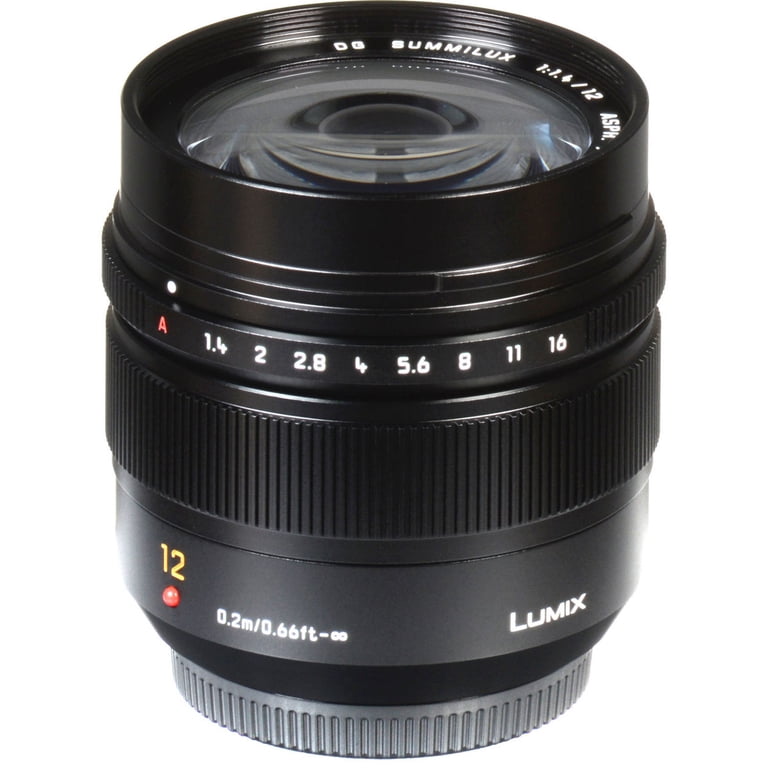 Panasonic LUMIX G Leica DG Summilux 12mm f/1.4 Aspherical Lens for