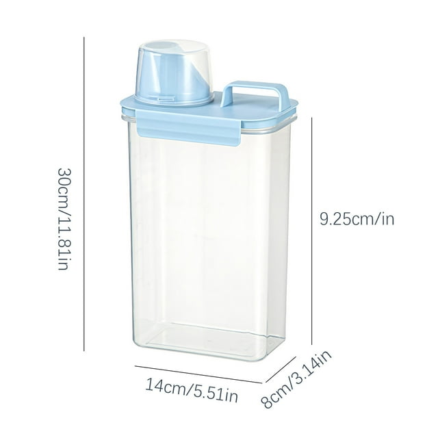 Food Storage Containers Household Plastic Transparent Large Sealed Cans Rice Grains and Miscellaneous Grains Storage Boxes Kitchen Food Storage Tanks Airtight Food Storage Containers