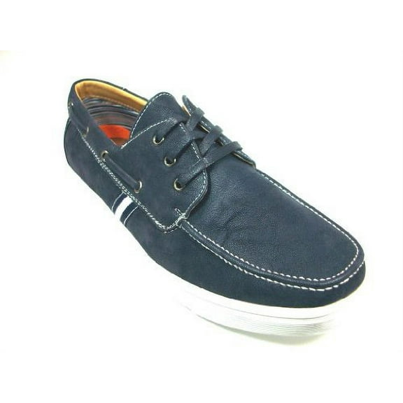 Polar Fox Men's 30212-Blue Casual Lace Up Driving Shoes