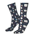 thumbnail image 5 of Goofa Llamas 1 for 16in Socks, Funny Novelty Crazy Design Cotton Socks Sports Socks Knee High Socks For Men, Women,1Pairs - Gift For Working Friends, 5 of 7