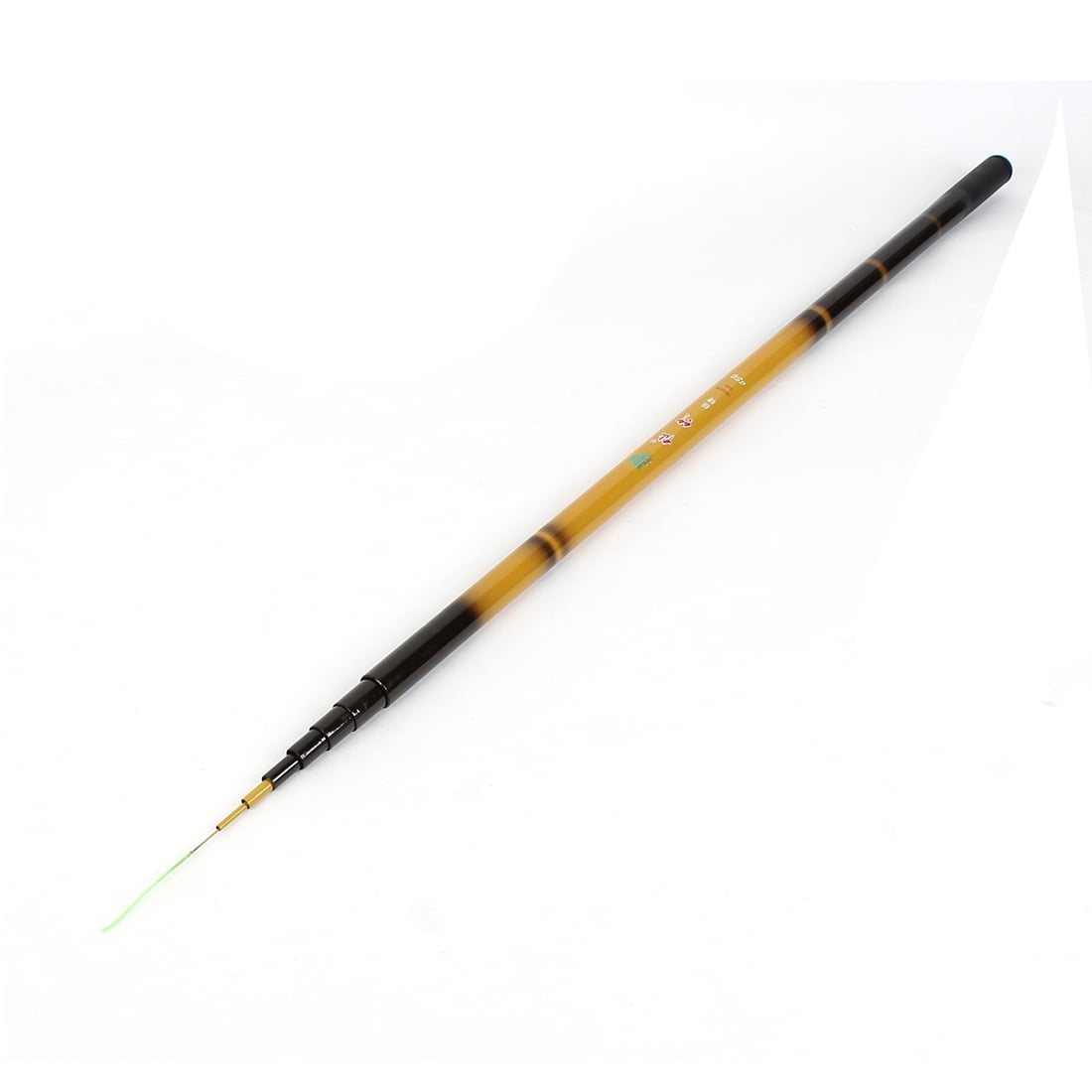 "Unique Bargains 3.8M 12.5Ft Portable Telescopic 8 Sections Fishing Rod