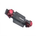 thumbnail image 2 of Bewildely 1 Juego de placa de caja de cambios de coche RC, pieza de repuesto práctica, piezas de tablero de capas, Kit de accesorios de Kits de construcción modelo Rojo, 2 of 6
