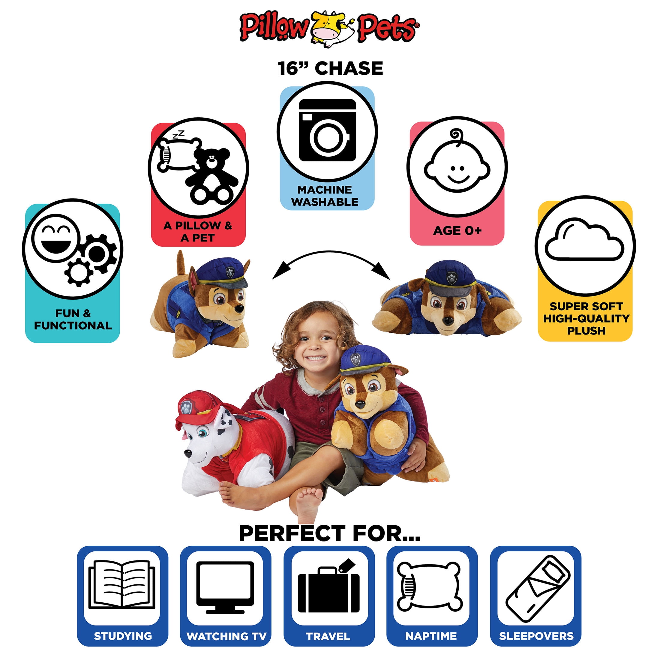 Chase Paw Patrol Pillow Pet