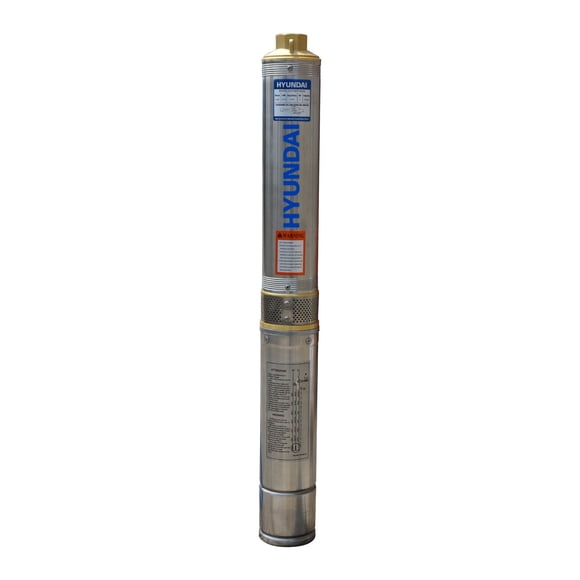Bomba de agua 1/2 HP monofasica a pozo de 4" salida 1 1/4" noryl Hyundai HYWP500G
