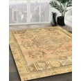 thumbnail image 3 of Ahgly Company Machine Washable Indoor Rectangle Abstract Chrome Gold Yellow Area Rugs, 3' x 5', 3 of 7