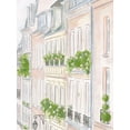 thumbnail image 2 of Straatsma, Leah 25x32 Black Ornate Wood Framed with Double Matting Museum Art Print Titled - My View In Paris, 2 of 4