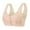Beige, variant on Womens Supportive Sleepwear Front Closure Sports Bra Comfortable Seamless Tank Top for All Day Wear