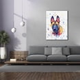 thumbnail image 4 of Epic Graffiti 'Colorful Watercolor Belgian Malinois' by Furbaby Affiliates, Canvas Wall Art, 40"x54", 4 of 8