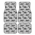 thumbnail image 1 of Balery Gray Tractor Juego de 4 Alfombrillas para Auto, Revestimientos de Caucho Resistente, Diseño Antideslizante, 1 of 7