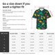thumbnail image 5 of Balery Colorful Dinosaurs Camisas hawaianas de manga corta para hombre, camisas playeras de corte holgado, camisas de vacaciones con botones,Medium, 5 of 7