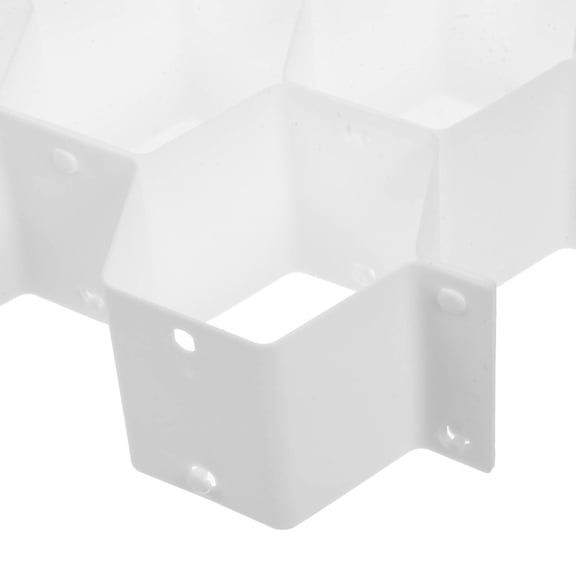 Raindrops Honeycomb Plastic Adjustable Drawer Organizer Divider for Dresser, Closet, Kitchen Storage and Home Organization