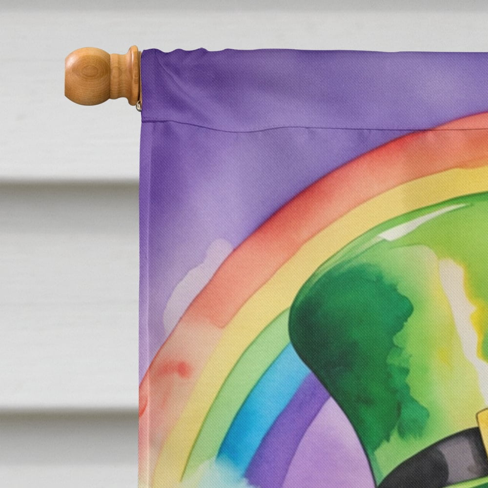 Beagle St Patrick's Day House Flag 28 in x 40 in