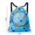 thumbnail image 4 of CHAO Mochila con cordón para natación para niños, resistente al agua, con separación de artículos húmedos y secos, para entrenamiento deportivo, grande, pequeña, color rosa, 4 of 5