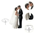 thumbnail image 6 of APLVFFZH Bride Groom Figurine Couple Sculpture Wedding Cake Topper for Bridal Showers Black Suit, 6 of 12