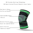 thumbnail image 3 of Rodilleras de compresión Sailing para deportes ligamento osteoartritis verde M, 3 of 5