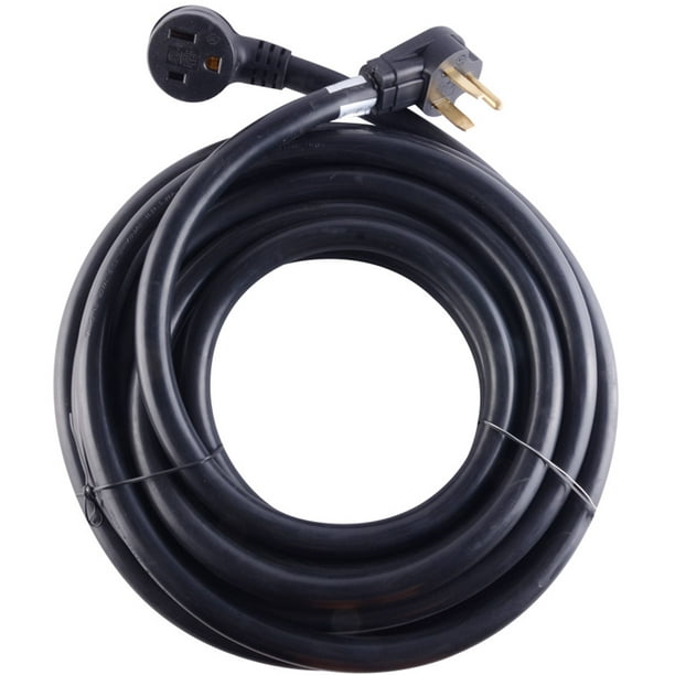 Aleko Welder Extension Cord ETL Listed 8 AWG 25 Feet Black