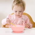 thumbnail image 4 of Tazón de silicona para bebé con succión, Tazón de silicona para niños pequeños Tazón de silicona antideslizante para bebés Tazones para niños pequeños probados profesionalmente, 4 of 8