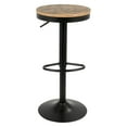 thumbnail image 5 of LumiSource Black Dakota Barstool - Set of 2, 5 of 9